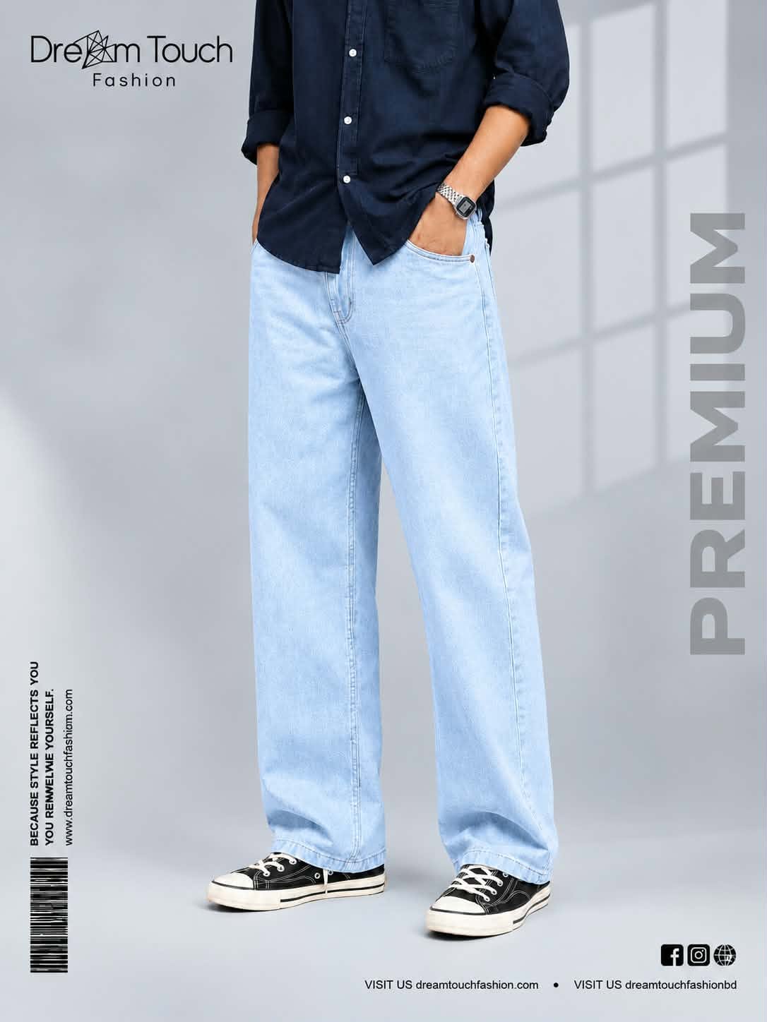 798432086_1808981590273202_6959565723695645453_n Premium Straight Cut Denim🔥 - Image 1